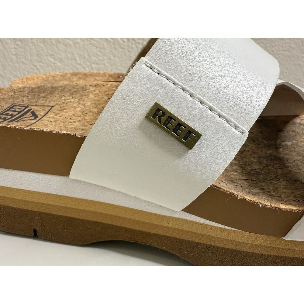 Reef Women's Cushion Vista Hi Sandals Platform White Size 7 Higher Sandal - Picture 2 of 8